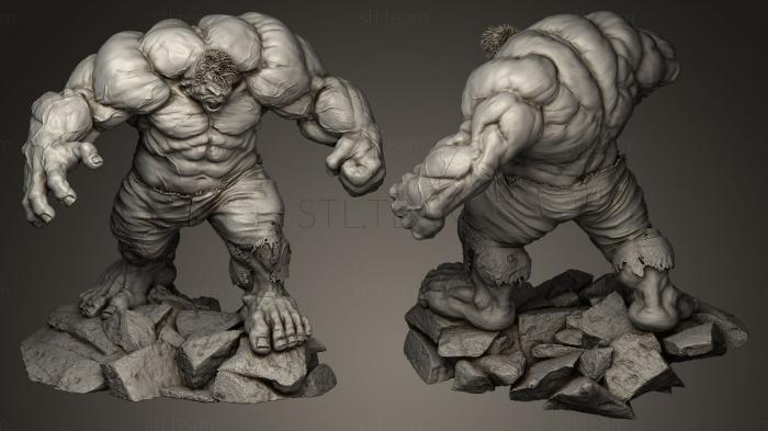 3D model Hulk for 3d printing2 (STL)