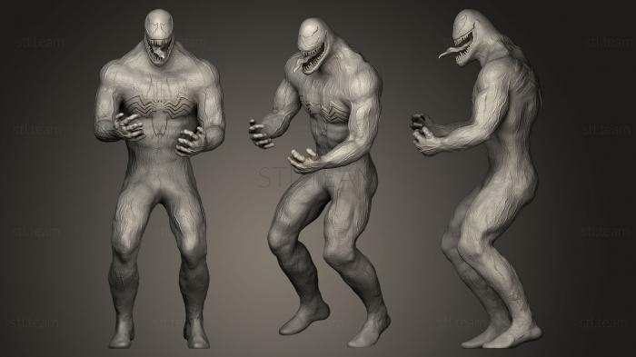 3D model Venom staing with hands (STL)