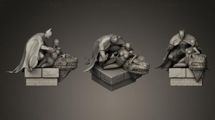 3D model batman and catwoman (STL)