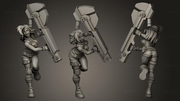 3D model Cerci Pit Crew Girl (STL)