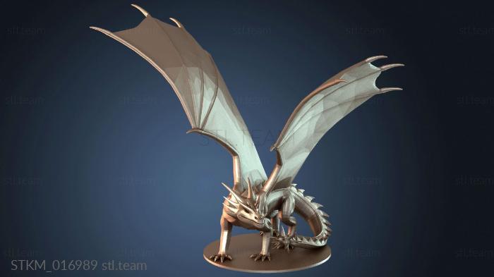 Взрослый рогатый дракон