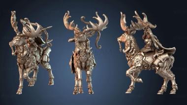 3D модель Агнета, охотница на троллей на лосе (STL)