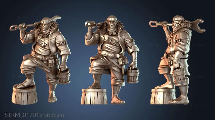 Орк-мужчина из экипажа дирижабля