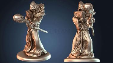 3D model Arcane Mage Attack Stance (STL)