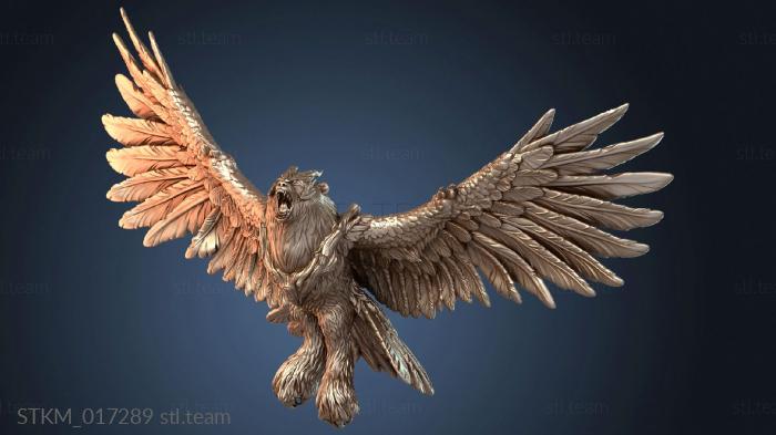 Статуэтки герои, монстры и демоны Armored Bear Owl with Armor