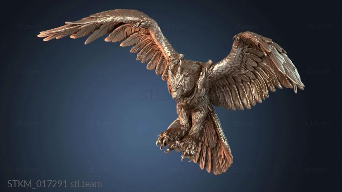 Статуэтки герои, монстры и демоны Armored Bear Owl PB Guard