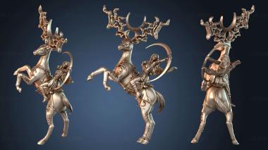 3D модель Артемида на олене (STL)