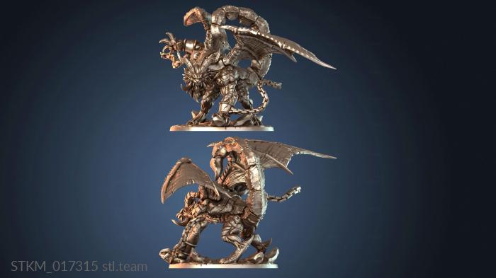 Ashen Manticore Chained