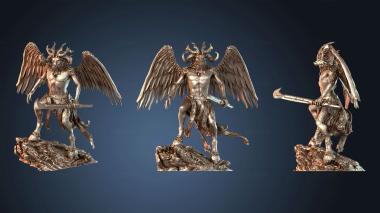 3D model Baphomet the Horned Prince of Demons (STL)