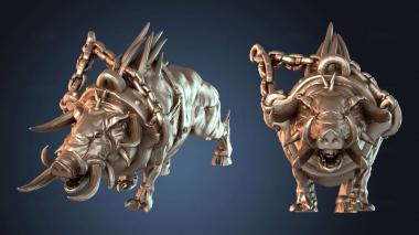 3D модель Свет колесницы зверолюдей (STL)