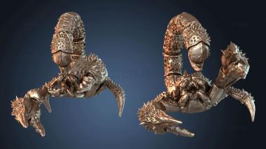 3D модель Захороненная гробница чудовищного скорпиона (STL)
