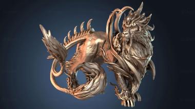 3D модель Бьякко Мистическая Бронированная Форма (STL)