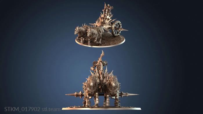 Статуэтки герои, монстры и демоны Chariot Duo Run