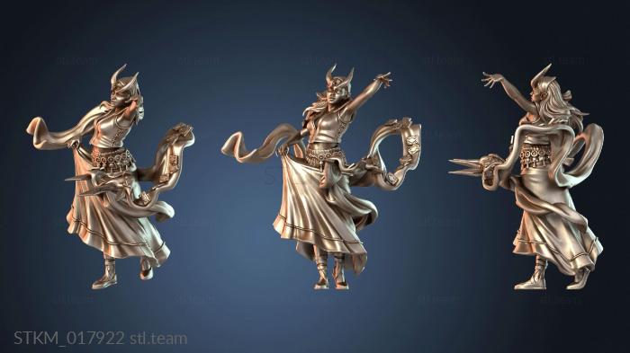 Статуэтки герои, монстры и демоны Chaval Tieflings Female Mystic