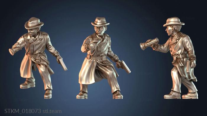 Статуэтки герои, монстры и демоны Creation Investigators Federal Agents