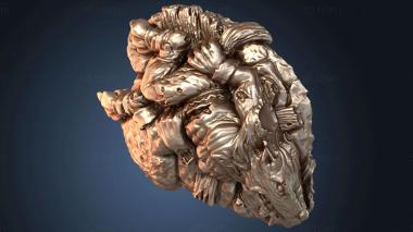 3D model Dead Werewolf Vampire (STL)