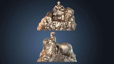 3D model Demon Lord on Throne (STL)