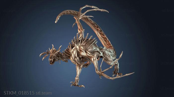 Статуэтки герои, монстры и демоны Drake Attack Skinned