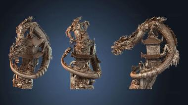 3D model Dynasty of the Wild Azure Dragon (STL)