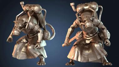 3D модель Крысы Эмана Глобадье Дикие (STL)