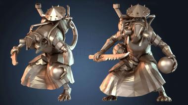 3D model Eamann Rats Globadier Jagged (STL)
