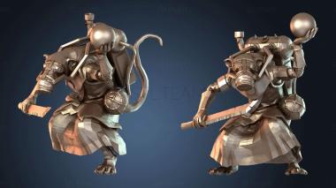 3D модель Крысы Эманна Глобадье Ксенические (STL)