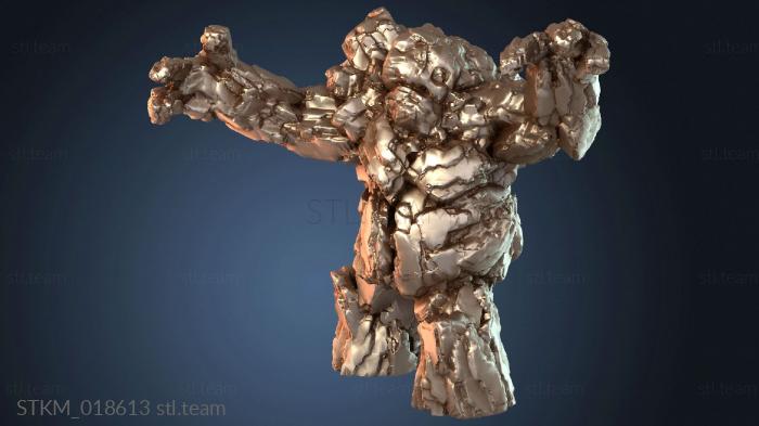 Статуэтки герои, монстры и демоны Earth Golem Attacking
