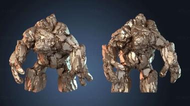 3D model Earth Golem Neutral (STL)