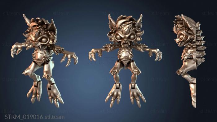 Статуэтки герои, монстры и демоны Flexi Articulated Werewolf Howler