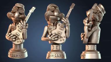 3D модель Флойд Пеппер из Маппет-шоу (STL)