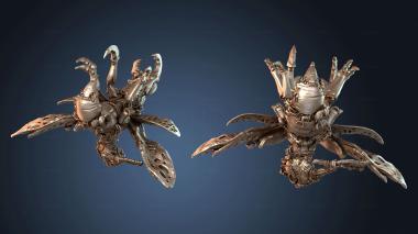 3D модель Fly Riders DMP flies with wings (STL)