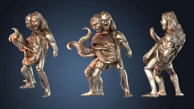 3D model Frankenstein Conjoined Twins (STL)