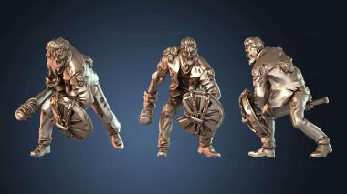 3D model Fred Zombie Shambler (STL)