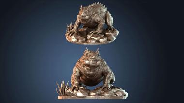 3D model Frog Giant Warrior (STL)