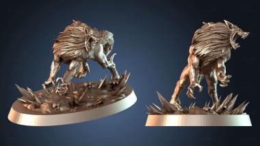 3D модель Морозный Волк-Разведчик (STL)