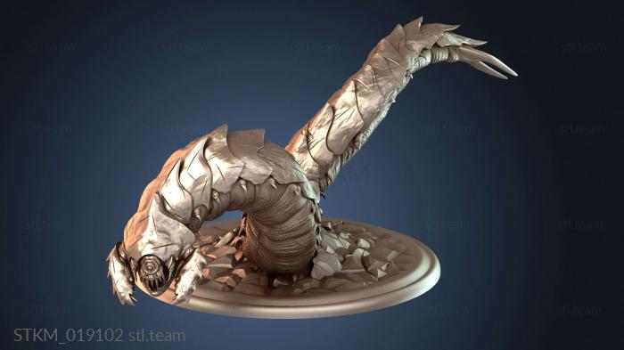 Frost Worm Attacking Form