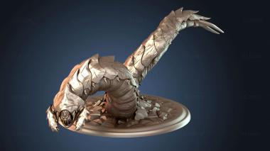 3D модель Атакующая форма ледяного червя (STL)