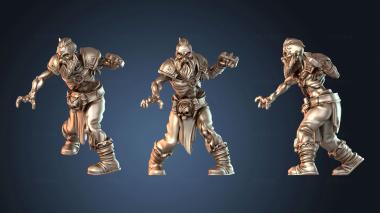 3D model Frozen Ravagers Zombie (STL)