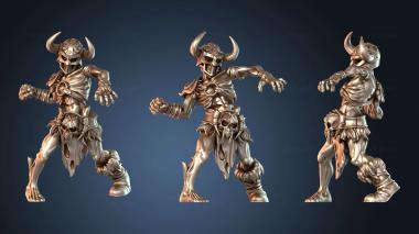 3D модель Замороженные Опустошители Зомби Ужасный (STL)