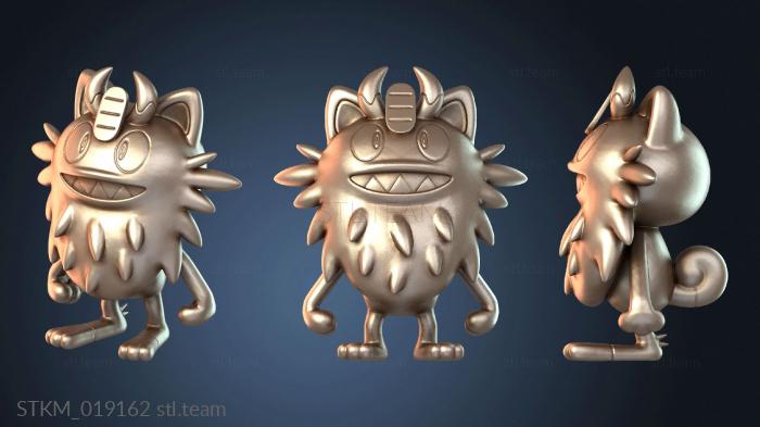 Galarian Meowth and Golisopod