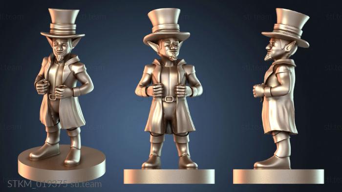 Статуэтки герои, монстры и демоны Gnome Merchant Hatted