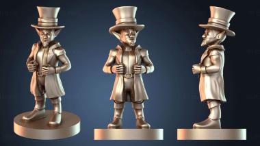 3D model Gnome Merchant Hatted (STL)