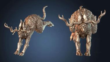 3D модель Гоблинские всадники прыгают на зайцалопах (STL)