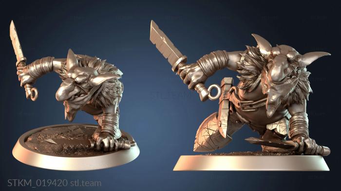 Статуэтки герои, монстры и демоны Goblin Rogue Crouching Sneak