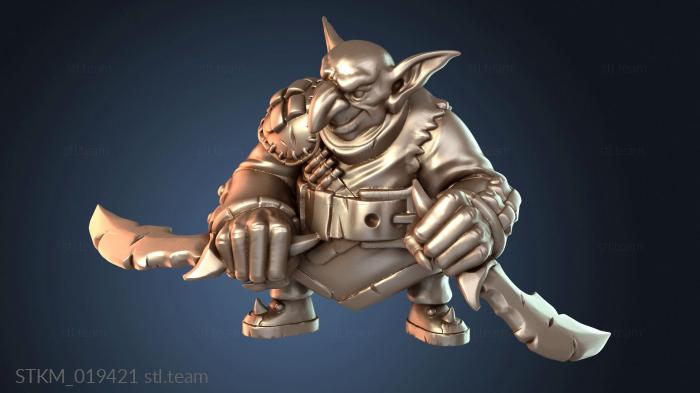 Статуэтки герои, монстры и демоны Goblin Rogue Masked Bandit