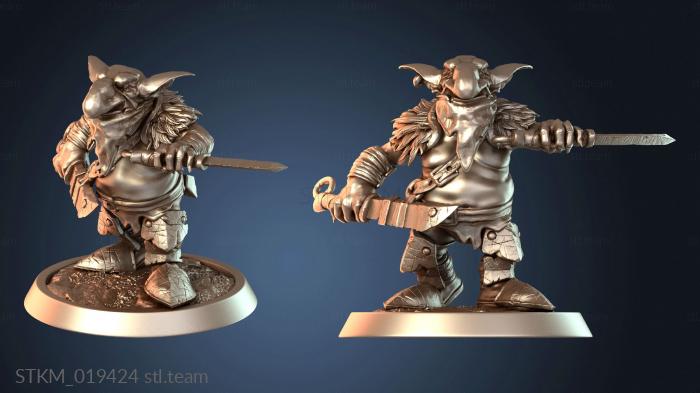 Статуэтки герои, монстры и демоны Goblin Rogue Unsheathing Blade