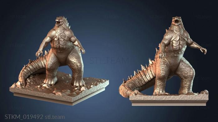 Статуэтки герои, монстры и демоны Вариант с маркировкой Godzilla Mesh