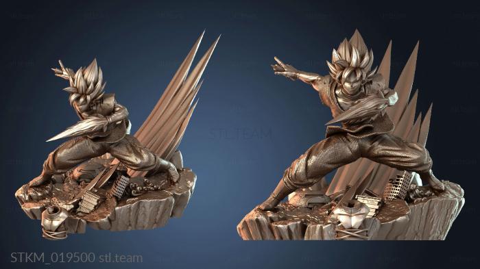 Статуэтки герои, монстры и демоны Гоку Черная Темная Форма