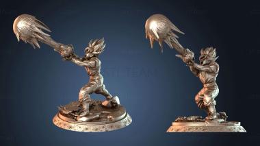 3D model Goku Full Power Standing (STL)