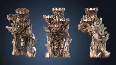 3D model Golem Towers Colossal (STL)